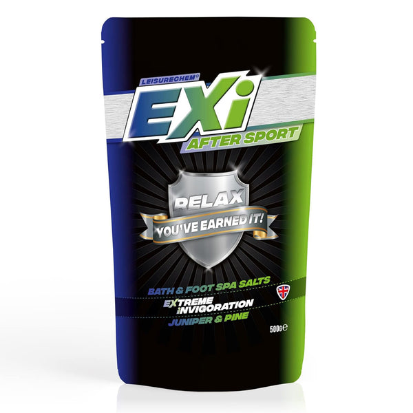 Leisurechem EXi After Sport Bath & Foot Spa Salts Juniper & Pine 1 x (500g)