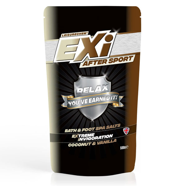 Leisurechem EXi After Sport Bath & Foot Spa Salts Coconut & Vanilla 1 x (500g)