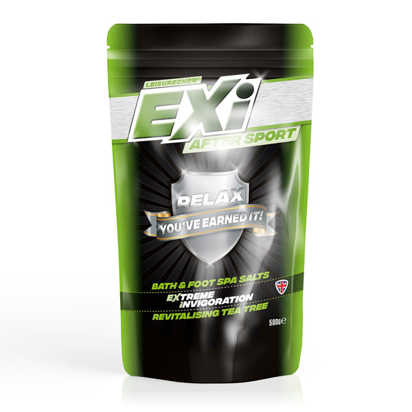Leisurechem EXi After Sport Bath & Foot Spa Salts Tea Tree 1 x (500g)